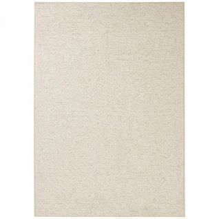 Tapis Entrée 60 X 90 Cm, Beige, Faux Uni, Tufti Tufté Main, Structure Ras De Poils Confortable