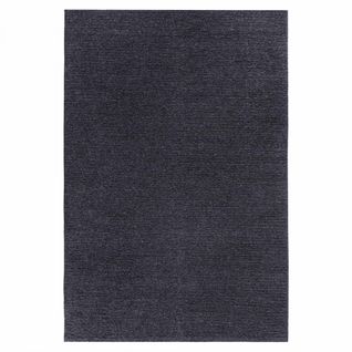 Tapis Kilim 60 X 90 Cm, Gris, Laine Tissé à La Main, Motif Faux Uni, Francois
