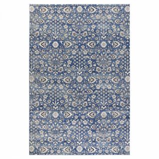Tapis Salon 160x235cm Crème, Bleu Ernest