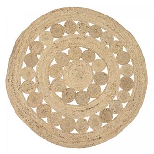 Tapis Rond 100x100 Rond Jt Rondi Ecru , Tapis Jute Artisanal