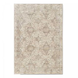Tapis Cuisine 80 X 150 Cm Beige, Gris, Kilim Original, Lyn11 J, Hydrofuge, Structure Authentique