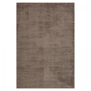 Tapis Salle De Réception 160x230 Tissé Marron Rectangle Motif Simple Lyn9 B