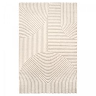Tapis Salle à  Manger 240x340 Tissé Beige Rectangle Motif Simple Lyn9 Cernan