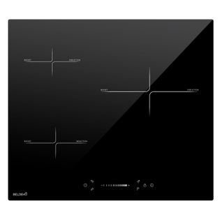 Plaque Induction Encastrable 3 Foyers - Puissance 7200w Avec Booster Et Commande Slider Intuitive