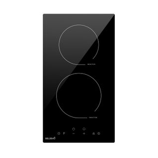 Beldeko - Plaque De Cuisson à Induction Domino Encastrable - 2 Foyers, 3600 W + 2 Boosters Pour Une