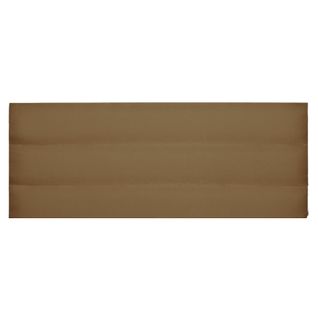 Tête De Lit à Bandes Horizontales En Velours Mat - 90x120 Cm - Beige