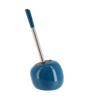 Brosse Wc Avec Support En Dolomite Bleu Canard