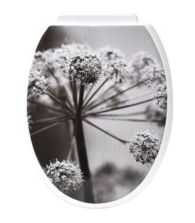 Abattant Wc En Polypropylène Déco Monceau Avec Kit De Fixation