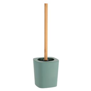 Brosse Wc Avec Support Vert Sauge Et Manche En Bambou