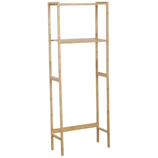Meuble Dessus Wc Bambou 2 Étagères