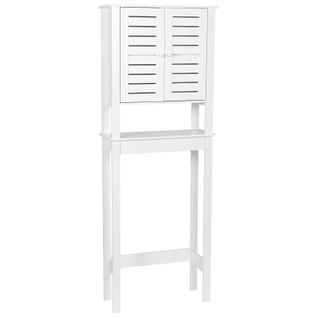 Meuble Dessus Wc 1 Tablette Blanc Santorin