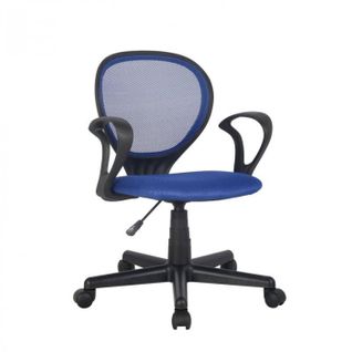 Chaise De Bureau Zoe Bleue/noire