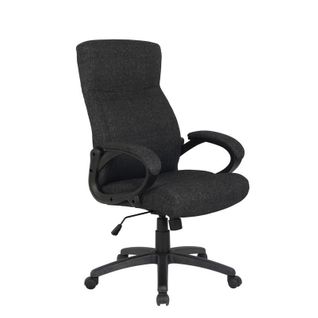 Chaise De Bureau Paras Tissu Noire