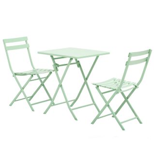 Salon De Jardin 2 Places Molly Vert D'eau