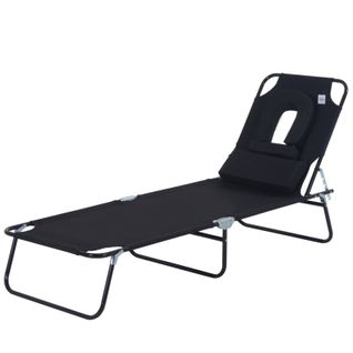 Transat Pliable Inclinable Juan Noir