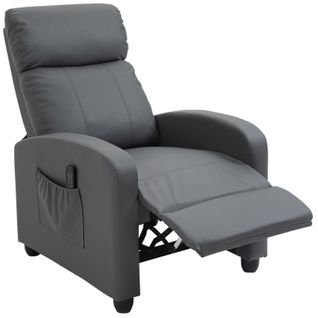 Fauteuil De Relaxation Massant Etienne Gris