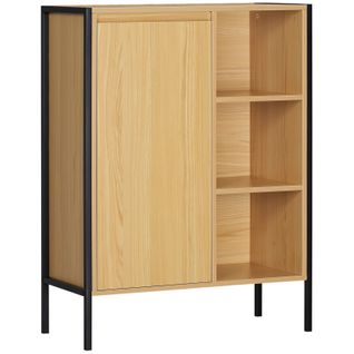 Meuble De Salle De Bains Paulista Aspect Bois Et Noir