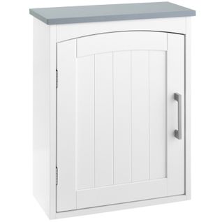 Armoire Murale Newcastle Blanche Et Grise