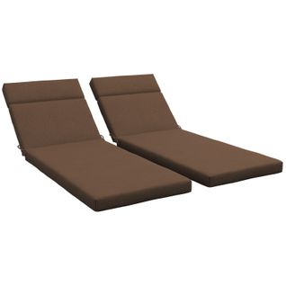 Lot De 2 Matelas Pour Bains De Soleil Carol Marrons