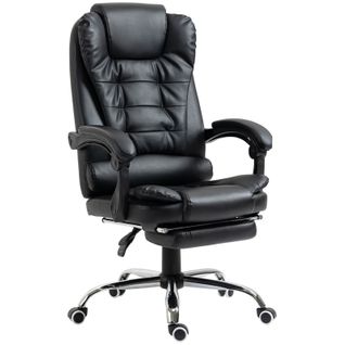 Fauteuil De Bureau Avec Repose-pieds Ender Noir