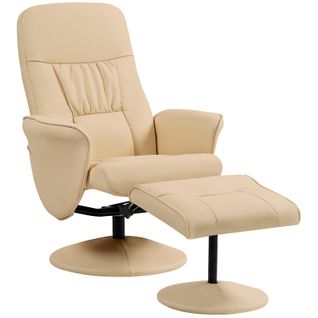 Fauteuil Relax Design Contemporain Simoa Beige