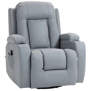 Fauteuil Massant Chauffant Goran Gris