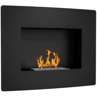Cheminée Bioéthanol Encastrable Astra Noire