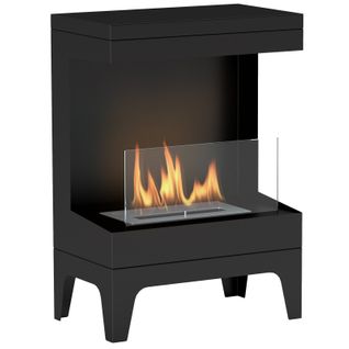 Cheminée Bioéthanol Design Indra Noire