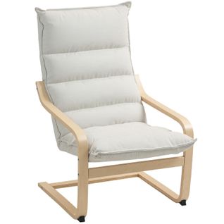 Fauteuil Lounge Karrie Beige