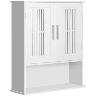Armoire Murale 2 Portes Honsken Blanc