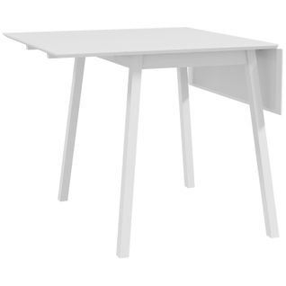 Table à Manger Pliante 1 Abattant Sympal Blanche