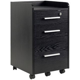 Caisson De Bureau Watta Aspect Bois Noir