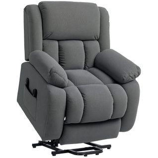 Fauteuil Releveur Massant Chauffant Lorenzo Gris