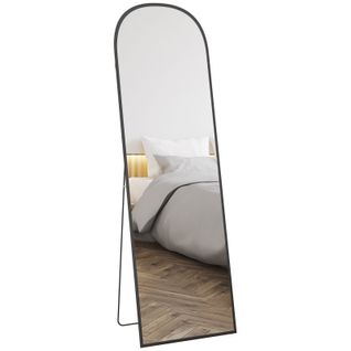 Miroir Sur Pied Ou Mural Rectangulaire Gaspard Noir