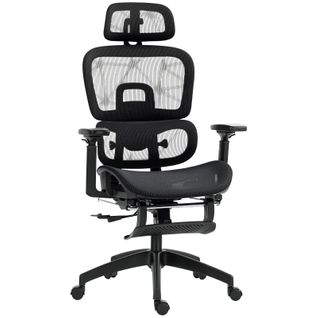 Fauteuil De Bureau Ergonomique Grand Confort Evan Noir
