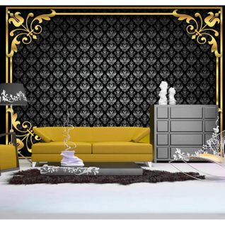 Papier Peint Un Peu De Luxe 350 X 245 Cm Noir