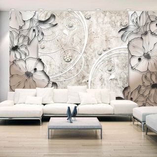 Papier Peint Mémoires D'été 350 X 245 Cm Beige