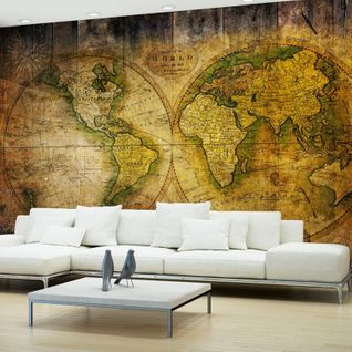 Papier Peint à La Recherche De L'ancien Monde 350 X 245 Cm Marron