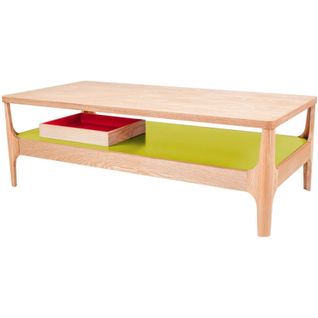Table Basse Bois Vert 120x60x54cm