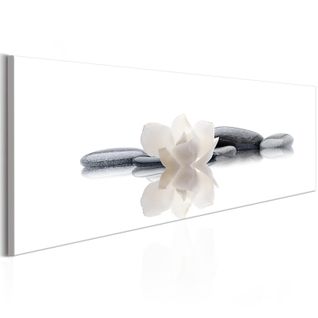 Tableau Spa, Beauté Et Détente 150 X 50 Cm Blanc