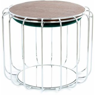 Table D’appoint Réversible Pouf Vert