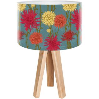 Lampe De Chevet Bois Multicolore 30x30x45cm