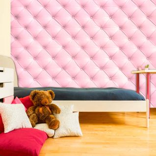 Papier Peint Bonbons Guimauve 250 X 175 Cm Rose