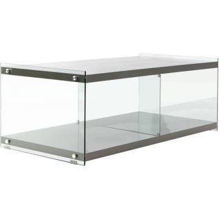 Table TV Verre Gris 120x60x45cm