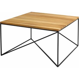 Table Basse Bois Clair 80x80x45cm