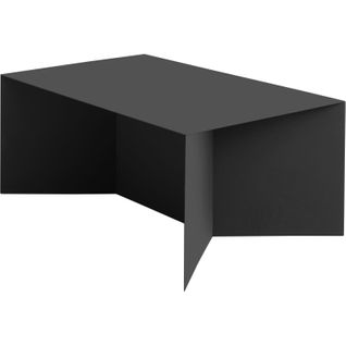 Table Basse Métal Noir 100x60x45cm