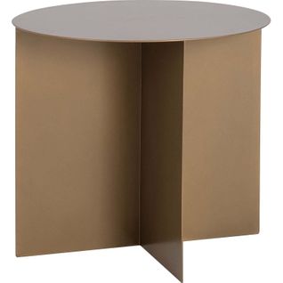 Table Basse Métal Doré 50x50x45cm