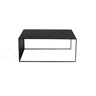 Table Basse Métal Noir 100x60x45cm