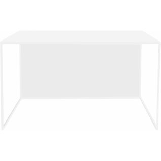 Table Basse Métal Blanc 80x80x45cm