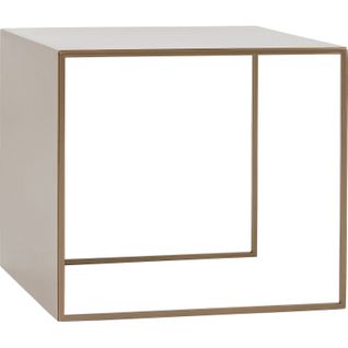 Table Basse Métal Doré 50x50x45cm